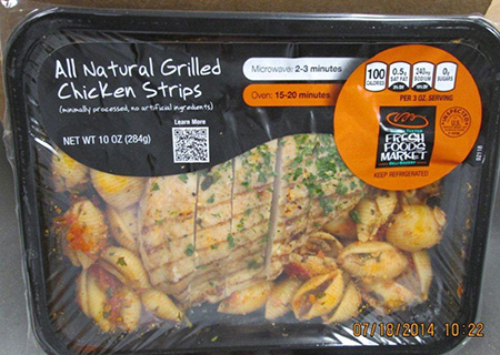 North Carolina Firm Recalls Grilled Chicken Product Due to Misbranding and Undeclared Allergen